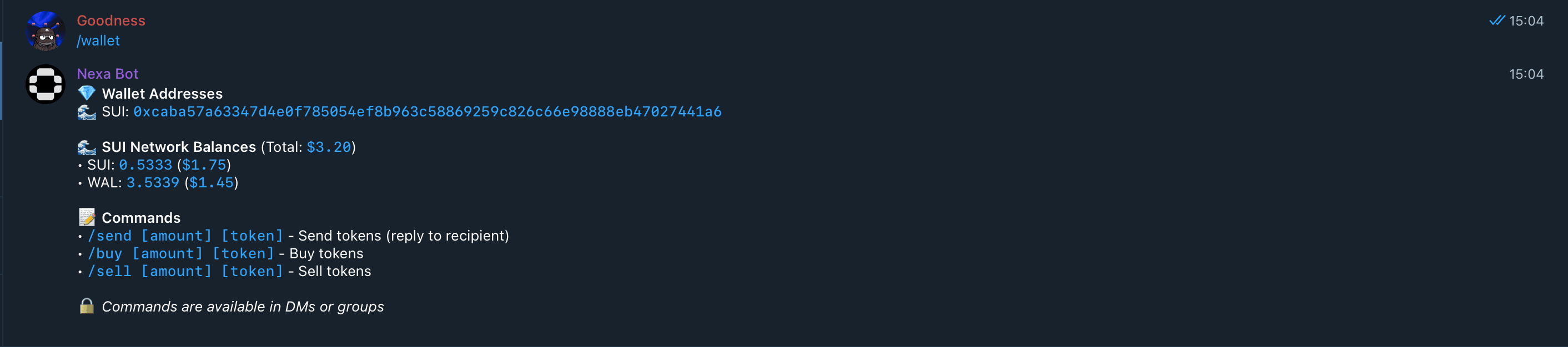 Wallet Initial Check